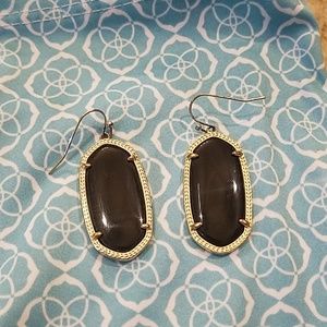Black and Gold Kendra "Danni" Earrings